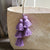 Borneo Sani Straw Tote Bag - with Purple Tassels