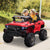 Aosom Kids 12V RC 2-Seater Ride-On Police Truck Electric Ride On Car