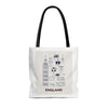 Symbols of ENGLAND Everyday Shopper Tote Bag Medium