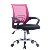 ALICIA Office Chair Black / Pink 57x57x86-96cm