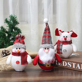 Décorations de Noël LED Ornements de bonhomme de neige du Père Noël