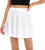 Women's Basic Mini Skater Skirt Stretchy Flared High Waisted Skirt