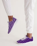 Uniquely You Baskets pour femme - Chaussures de sport en toile à pois violets / 