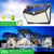 2Pcs 208 LED Solar Lights Outdoors Waterproof Motion Sensor Security