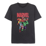 T-shirt à manches courtes pour homme Marvel Gris