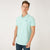 Biggdesign Anemoss Green Sailboat Men's Polo Collar T-shirt, Short