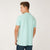 Biggdesign Anemoss Green Sailboat Men's Polo Collar T-shirt, Short