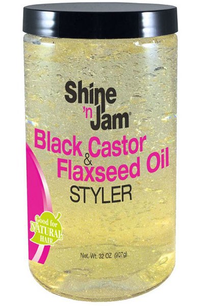 Jam Gel Black Castor & Flaxseed Oil