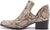 Womens Shoe, Low Heel Snakeskin Style Fredricka Booties (size 7.5)