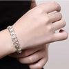 Men's Jewelry Bracelet Pulsars Silver Color 10mm Width 20cm Thick Exquisite Fashion