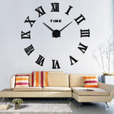 Modern Quartz Clocks Living Room  Sticker Watch