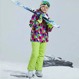 Children clothing Set boys girl kids snowboard ski suit