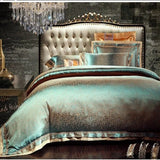 Cotton Satin Bedding Set King Queen Luxury Quilt/Duvet Cover Bed Sheet