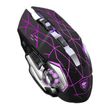 New 2.4Ghz Wireless Mouse Rechargeable Silent Gaming Mouse