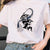 Anime Pattern Japanese Women T-shirt