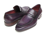 Paul Parkman Mocassins violets pour hommes Chaussures à enfiler faites à la main (ID#068-PURP)