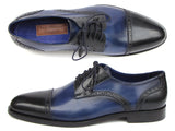 Paul Parkman, Chaussures Derby Parlement Bleu Homme (ID#046-BLU)