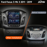 Jiuyin Android stéréo pour Ford Focus 3 Mk 3 2012-2014/2015/2016 voiture