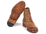 Paul Parkman Men's Boots Brown Nubuck (824NBR22)