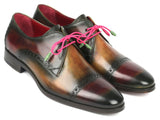Paul Parkman, Chaussures Derby Homme Multicolore Cap Toe (ID#1247-MLT)