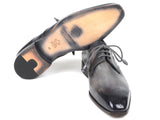 Paul Parkman Chaussures Derby Homme Gris Medallion Toe (ID#6584-GRY)