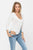 Long Sleeve Sexy Scoop Neck Tank Top Button Down Ribbed Bodysuits