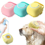 Bathroom Puppycat Washing Massage Dispenser Grooming Shower Brush