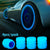 8pcs Luminous Car Valve Caps Fluorescent Night Glowing