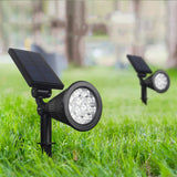 Outdoor Solar Lights LED RGB Changing Lawn Ground Lamp