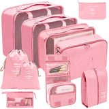 7/8/9/10 Pcs Set Travel Organizer Storage Bags