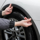 Carbon fiber patterned car wheels mud guard protector