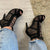 Mesh Cutout High Heel Sandals Summer Women