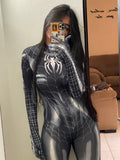 Costume d'Halloween pour femmes, combinaison de noël serrée, impression 3D, body