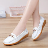 Genuine Leather Women Leisure Shoes