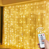 3M LED Curtain Garland  Fairy Lights Festoon with Remote
