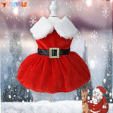 Christmas Pet Dog Clothes Dress