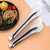 1pc Silvery Kitchen Utensils BBQ Food Clip Kitchen Chief Tongs Stainless Steel Portable