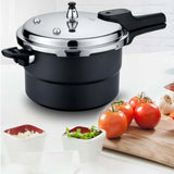 Aluminum Alloy Pressure Cooker with Secure Knobs Quickly Cooking