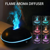 Aroma Diffuser Air 7 Color Led Essential Oil Fire Flame Lamp