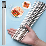 10/15Pcs Stainless Steel Barbecue Skewer Reusable BBQ Skewers Kebab Iron Stick F