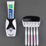 Automatic Toothpaste Dispenser Hole Punched Toothbrush Toothpaste Storage