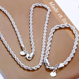 Chain Male Twisted Rope Necklace