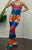 Fashion Jumpsuits Woman 2023 New Spring Tie Dye Print U Neck Sleeveless Pocket Design