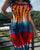 Fashion Jumpsuits Woman 2023 New Spring Tie Dye Print U Neck Sleeveless Pocket Design