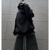 ESSENTIALS 2023 Trendy Brand Plush High Street Loose Fitting Men's Hoodie Fashion
