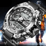 Waterproof Wristwatch LED Quartz Clock Sport Watch