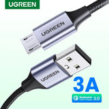 Ugreen Micro USB Cable 3A Nylon Fast Charging USB Type C Cable