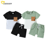 Toddler Infant Baby Boy Girl Clothes Sets Casual Short Sleeve T-shirt
