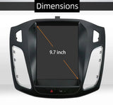 Pour Ford Focus 3 Mk 3 2012-2017 pour écran de style Tesla Android 12.0 autoradio multimédia lecteur vidéo Navigation GPS bluetooth