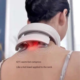 Neck Massage Intelligent Charging Heating Hot Pressing Magnetic Pulse Fashion Multi User